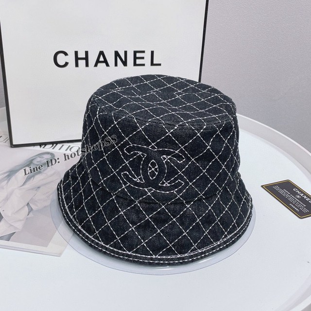 CHANEL專門店新款香奈兒牛仔漁夫帽 mmyj3100